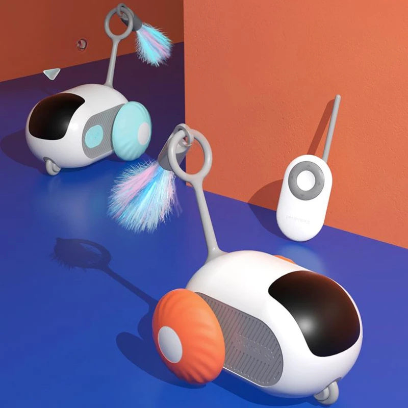 Jouet interactif télécommandé pour chat