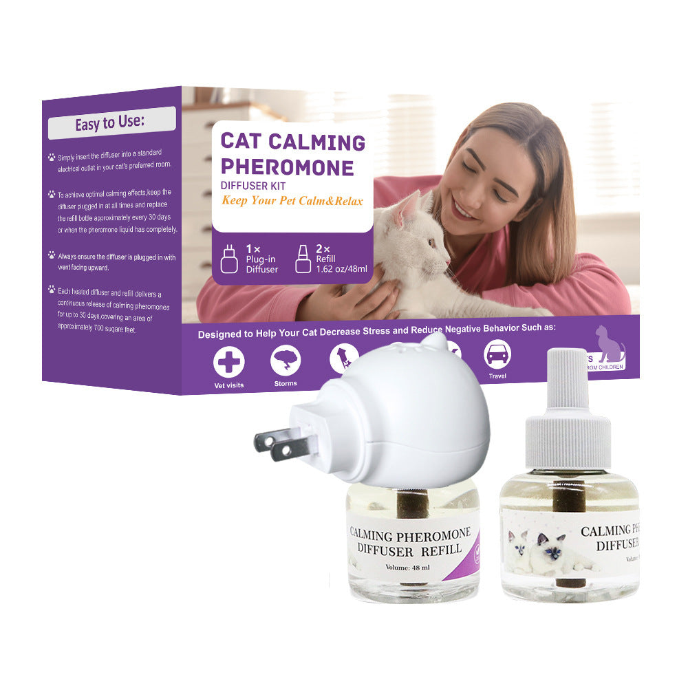 Diffuseur Apaisant pour Chat et Chien avec recharge Liquide
