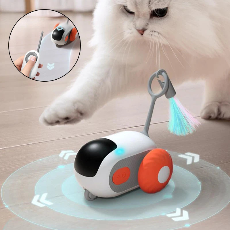 Jouet interactif télécommandé pour chat
