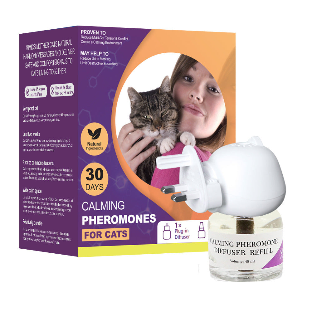 Diffuseur Apaisant pour Chat et Chien avec recharge Liquide