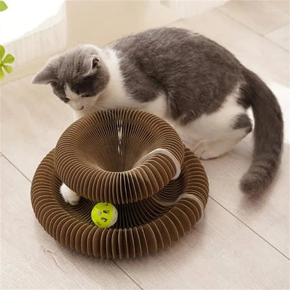 Griffoir magique interactif pour chat d'intérieur